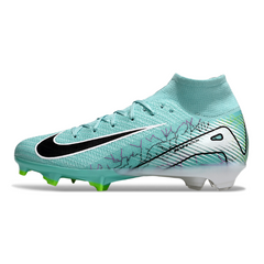 Scarpa da calcio per bambini Nike Air Zoom Mercurial Superfly 10 Elite Light Blue Firm Ground FG