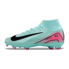 Nike Air Zoom Mercurial Superfly 10 Elite Light Blue and Pink Firm Ground FG Kids Football Boot