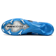 Botas de fútbol Nike Air Zoom Mercurial Superfly 10 Elite azul claro para terreno firme FG para niños