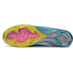 Botas de fútbol Nike Air Zoom Mercurial Superfly 10 Elite azul y verde para terreno firme FG para niños