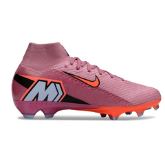 Botas de fútbol Nike Air Zoom Mercurial Superfly 10 Elite rosa claro para terreno firme FG para niños