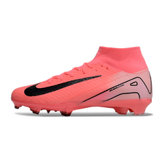 Botas de fútbol Nike Air Zoom Mercurial Superfly 10 Elite Pink Firm Ground FG para niños