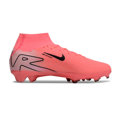 Botas de fútbol Nike Air Zoom Mercurial Superfly 10 Elite Pink Firm Ground FG para niños
