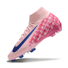 Scarpa da calcio per bambini Nike Air Zoom Mercurial Superfly 10 Elite rosa e blu per terreni compatti FG