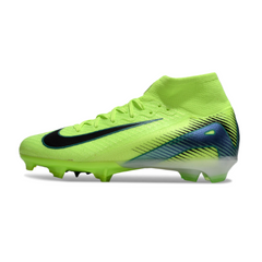 Botas de fútbol Nike Air Zoom Mercurial Superfly 10 Elite Light Green Firm Ground FG para niños