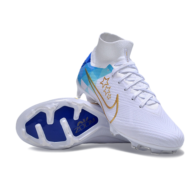 Chuteira Infantil Campo Nike Zoom Mercurial Superfly 9 Elite FG Argentina Pack - VENI Futebol