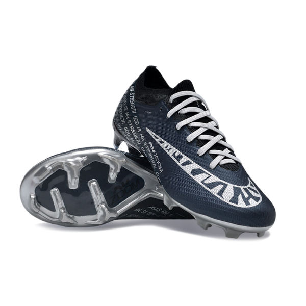 Chuteira Infantil Campo Nike Zoom Mercurial Vapor 15 Elite FG God is My Strength Pack - VENI Futebol