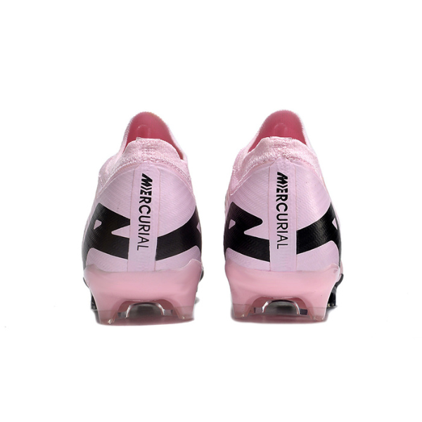 Chuteira Infantil Campo Nike Zoom Mercurial Vapor 15 Elite FG Rosa e Preta - VENI Futebol