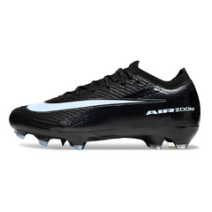 Botas de fútbol Nike Air Zoom Mercurial Vapor 16 Elite para niños, color blanco y negro, para terreno firme FG