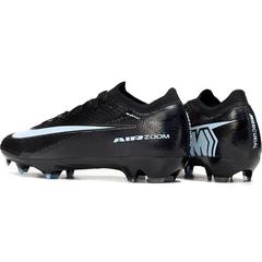 Botas de fútbol Nike Air Zoom Mercurial Vapor 16 Elite para niños, color blanco y negro, para terreno firme FG