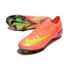 Botas de fútbol Nike Air Zoom Mercurial Vapor 16 Elite para niños, color rosa y amarillo, para terreno firme FG