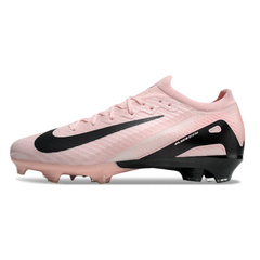 Botas de fútbol Nike Air Zoom Mercurial Vapor 16 Elite Rosa y Negro para niños, para terreno firme (FG).