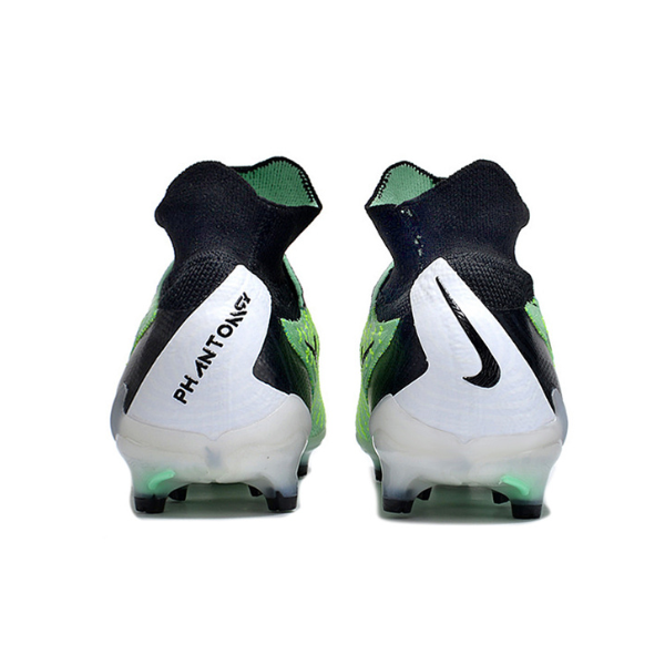 Chuteira Infantil Campo Nike Phantom GX Elite DF FG Verde e Preta - VENI Futebol