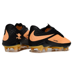 Scarpa da calcio per bambini Nike Phantom Hypervenom Elite DF arancione e nera per terreni compatti FG