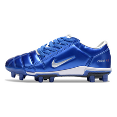 Nike Total 90 III Kids Blue and White Firm Ground FG Football Boot