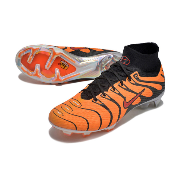 Chuteira Infantil Campo Nike Zoom Mercurial Superfly 9 Air Max Plus FG Pimento Pack - VENI Futebol