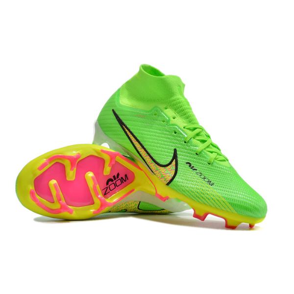 Chuteira Infantil Campo Nike Zoom Mercurial Superfly 9 Elite FG Verde - VENI Futebol