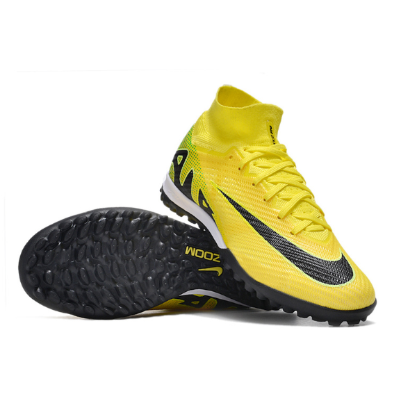 Chuteira Infantil Society Nike Zoom Mercurial Superfly 9 Elite TF Amarela e Preta - VENI Futebol