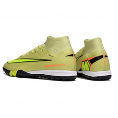 Botas de fútbol Nike Zoom Mercurial Superfly 10 Elite Light Green Turf TF para niños