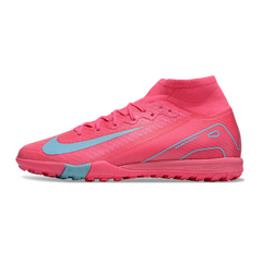 Scarpa da calcio per bambini Nike Zoom Mercurial Superfly 10 Elite Turf TF rosa e blu