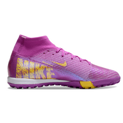 Botas de fútbol Nike Zoom Mercurial Superfly 10 Elite Purple Turf TF para niños