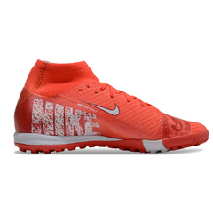 Botas de fútbol Nike Zoom Mercurial Superfly 10 Elite Red Turf TF para niños