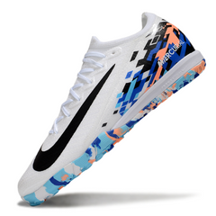 Scarpa da calcio Nike Zoom Mercurial Vapor 16 Elite Turf TF per bambini, bianca e blu