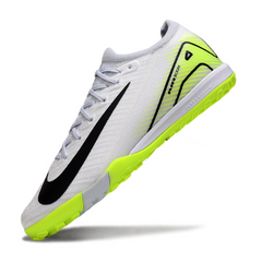 Nike Zoom Mercurial Vapor 16 Elite Kids White and Green Turf TF Football Boot