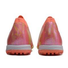 Botas de fútbol Nike Zoom Mercurial Vapor 16 Elite Turf TF rojas y amarillas para niños