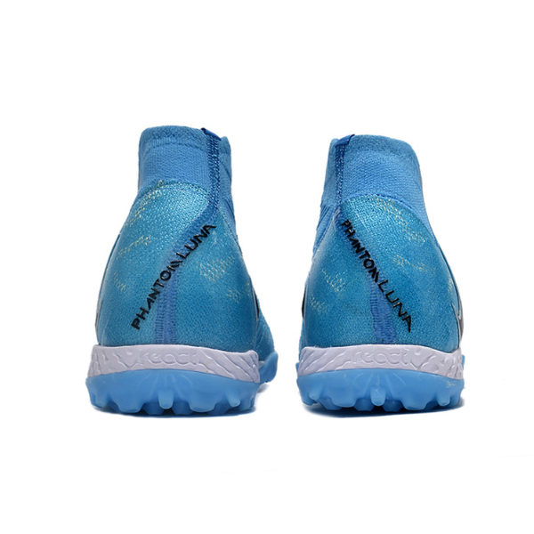 Chuteira Infantil Society Nike Phantom Luna Elite TF Azul - VENI Futebol