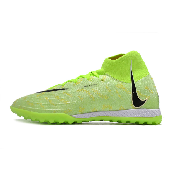 Chuteira Infantil Society Nike Phantom Luna Elite TF Verde - VENI Futebol