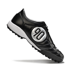 Nike Total 90 III Kids Turf TF Football Boot Black and Silver