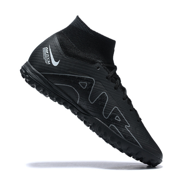 Chuteira Infantil Society Nike Zoom Mercurial Superfly 9 Elite TF Black Pack - VENI Futebol