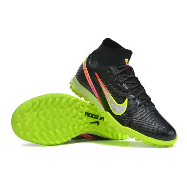 Chuteira Infantil Society Nike Zoom Mercurial Superfly 9 Elite TF Rashford Preta Pack - VENI Futebol