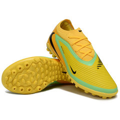 Botas de fútbol Nike Phantom 6 Pro Turf TF para niños, color amarillo y verde