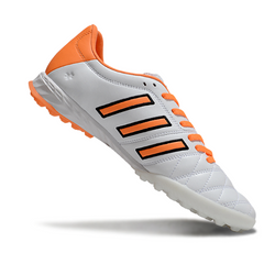 Scarpa da calcio Adidas Adipure 11Pro Turf TF bianca e arancione