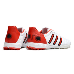 Scarpa da calcio Adidas Adipure 11Pro Turf TF bianca e rossa