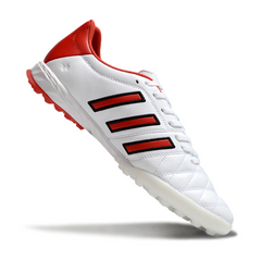 Scarpa da calcio Adidas Adipure 11Pro Turf TF bianca e rossa