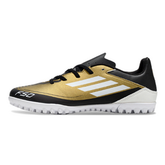 Botas de fútbol Adidas F50 Club TF Messi Triunfo Dourado Pack Turf TF