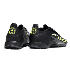 Botas de fútbol Adidas F50 Elite Turf TF negras y verdes claras