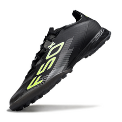 Botas de fútbol Adidas F50 Elite Turf TF negras y verdes claras