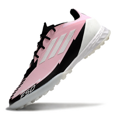 Botas de fútbol Adidas F50 Elite Turf TF rosa y negro