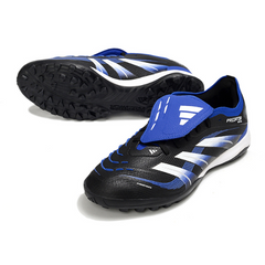 Adidas Predator 25 Elite Tongue Black Blue and White Turf TF Football Boot