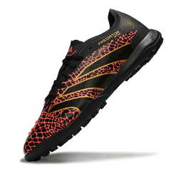 Botas de fútbol Adidas Predator 25 Elite Turf TF negras y rojas