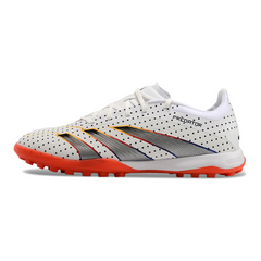 Scarpa da calcio Adidas Predator 30 Elite Turf TF bianca e arancione