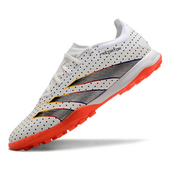 Scarpa da calcio Adidas Predator 30 Elite Turf TF bianca e arancione