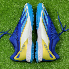 Chuteira Society Adidas X Crazyfast.1 TF Messi Spark Gen10s ​​Pack Tamanho 42.5