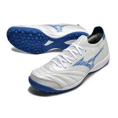 Scarpa da calcio Mizuno Neo Sala Turf TF bianca e blu chiaro