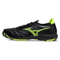 Scarpa da calcio Mizuno Neo Sala Turf TF nera e verde chiaro