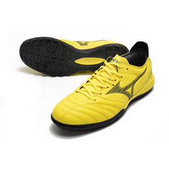 Chuteira Society Mizuno Morelia Sala TF Amarela e Preta - VENI Futebol